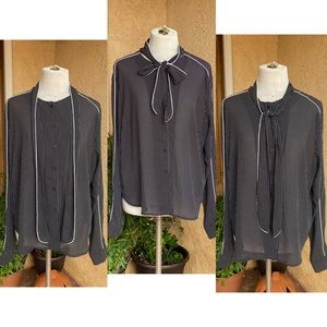 Forever21 Polka Dot Blouse (XL)